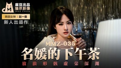 國産麻豆AV 貓爪影像 MMZ035 名媛的下午茶 新人女優 趙一曼