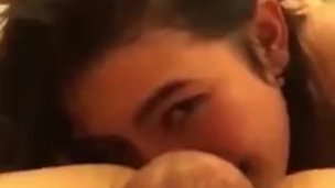 chinese girlfriend sucking my dick